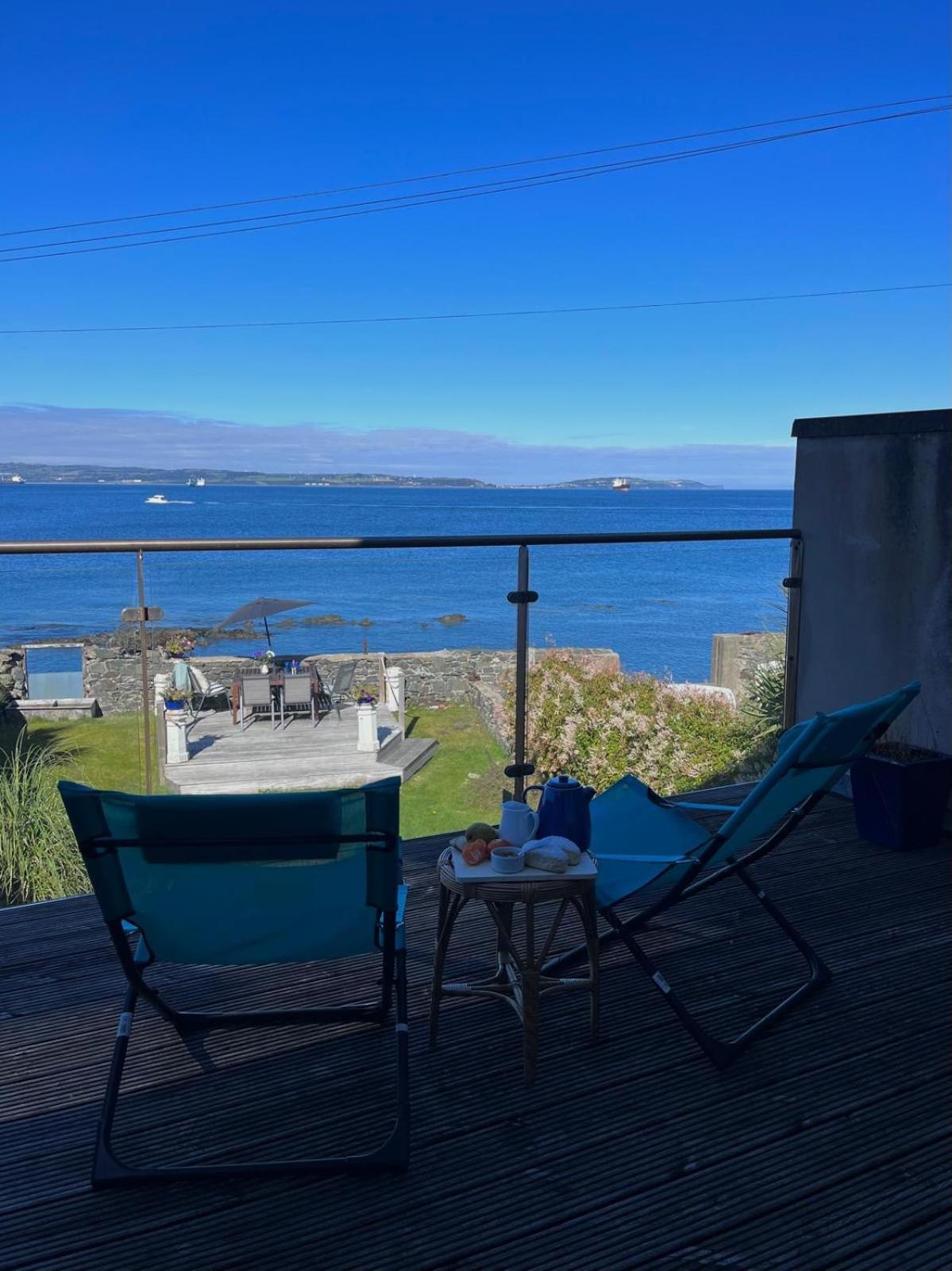 Splash Cottage Beach House With Sea Lapping Garden Бангор Экстерьер фото